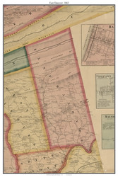 East Hanover, Pennsylvania 1862 Old Town Map Custom Print - Dauphin Co.