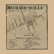 Mechanicsville, Pennsylvania 1862 Old Town Map Custom Print - Dauphin Co.
