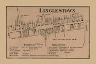 Linglestown, Pennsylvania 1862 Old Town Map Custom Print - Dauphin Co.