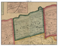 Mifflin, Pennsylvania 1862 Old Town Map Custom Print - Dauphin Co.
