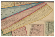 Rush, Pennsylvania 1862 Old Town Map Custom Print - Dauphin Co.