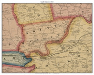 South Hanover, Pennsylvania 1862 Old Town Map Custom Print - Dauphin Co.