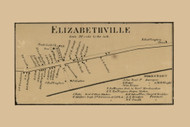 Elizabethville, Pennsylvania 1862 Old Town Map Custom Print - Dauphin Co.