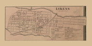 Lykens, Pennsylvania 1862 Old Town Map Custom Print - Dauphin Co.