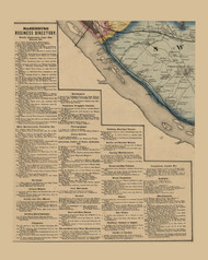 Harrisburg Business Directory, Pennsylvania 1862 Old Town Map Custom Print - Dauphin Co.