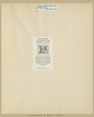Inside cover sticker, Ohio 1888 - Mercer Co. 1