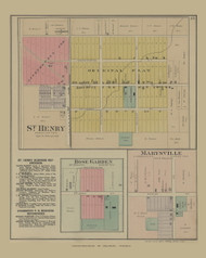 St Henry, Ohio 1888 - Mercer Co. 43