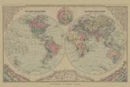 World Map, Ohio 1888 - Mercer Co. 58-59