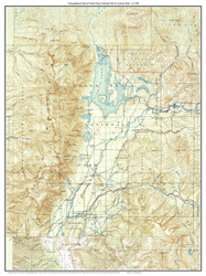 Grand Teton Park 1900 - Custom USGS Old Topo Map - Wyoming