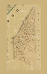 Union and Gloucester Village, New Jersey 1857 Old Town Map Custom Print - Camden Co.