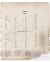 Index, Iowa 1904 - Iowa State Atlas  3