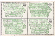 Districts, Iowa 1904 - Iowa State Atlas  15-16