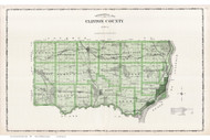 Clinton County, Iowa 1904 - Iowa State Atlas  41-42