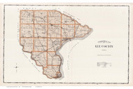 Lee County, Iowa 1904 - Iowa State Atlas  77-78