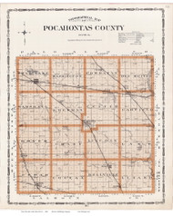 Pocahontas County, Iowa 1904 - Iowa State Atlas  101