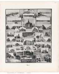 Davenport , Iowa 1904 - Iowa State Atlas  128