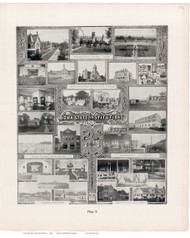 Institutions, Iowa 1904 - Iowa State Atlas  146