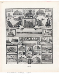 Muscatine, Iowa 1904 - Iowa State Atlas  227