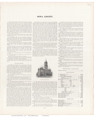 Iowa County Text, Iowa 1904 - Iowa State Atlas  306