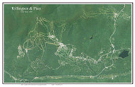 Aerial Photo View of Killington & Pico, 2008 -Vermont Custom Composite Map Reprint