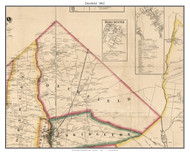 Deerfield, New Jersey 1862 Old Town Map Custom Print - Cumberland Co.