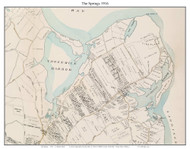 The Springs, New York 1916 Old Map - Suffolk Co. Atlas Custom Print