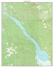 Swan Lake 1965 - Custom USGS Old Topo Map - Montana