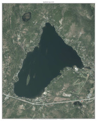 Aerial Photograph of Lake Spofford, 2015 - New Hampshire Custom Map