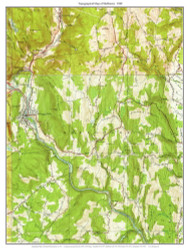 Shelburne 1949 - Custom USGS Old Topo Map - Massachusetts 7x7 Custom FRCO