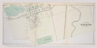Watkins (South) #26-27, New York 1874 Old Map Reprint - Schuyler Co.