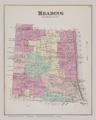 Reading #51, New York 1874 Old Map Reprint - Schuyler Co.