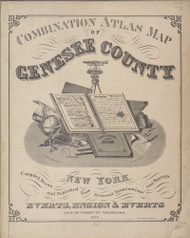 Title #000, New York 1876 Old Map Reprint - Genesee Co.