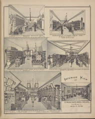 Dental Parlors #045, New York 1876 Old Map Reprint - Genesee Co.