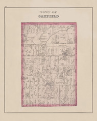 Oakfield #110, New York 1876 Old Map Reprint - Genesee Co.