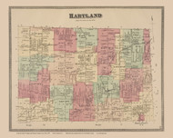 Hartland #19, New York 1876 Old Map Reprint - Niagra & Orleans Cos.