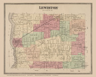 Lewiston #21, New York 1876 Old Map Reprint - Niagra & Orleans Cos.
