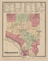 Wheatfield #65, New York 1875 Old Map Reprint - Niagra & Orleans Cos.
