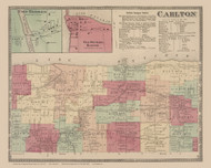 Carlton #87, New York 1875 Old Map Reprint - Niagra & Orleans Cos.