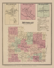 Murray, Hulberton, Sandy Creek, Hindsburgh #95, New York 1875 Old Map Reprint - Niagra & Orleans Cos.