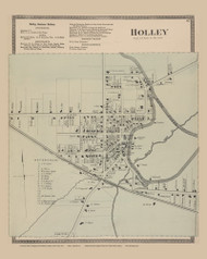Holley #97, New York 1875 Old Map Reprint - Niagra & Orleans Cos.