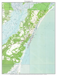 Pawleys Island 1942 - Custom USGS Old Topo Map - South Carolina Coast