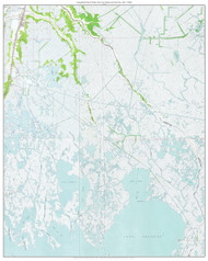 Wonder Lake, Lake Tambour and Lake Chien 24k 1964 - Custom USGS Old Topo Map - Louisiana