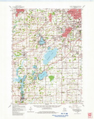 Hales Corners, Wisconsin 1959 (1980) USGS Old Topo Map Reprint 15x15 WI Quad 503283