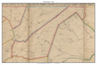Southampton, New Jersey 1849 Old Town Map Custom Print - Burlington Co.