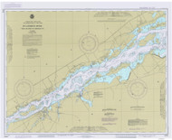 Croil Islands to Leishman Point 1985 St Lawrence River Nautical Chart Reprint 12b Great Lakes