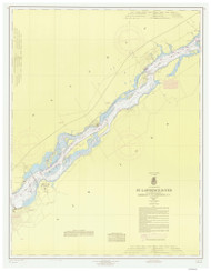 Leishman Point to Ogdensburg 1966 St Lawrence River Nautical Chart Reprint 13 Great Lakes