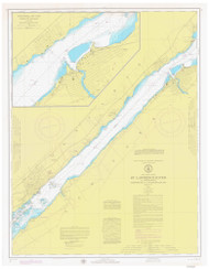 Ogdensburg to Brockville 1974 St Lawrence River Nautical Chart Reprint 14 Great Lakes