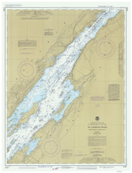 Holmes Point to Deer Island 1982 St Lawrence River Nautical Chart Reprint 15 Great Lakes