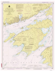 Cape Vincent to Allan Otty Shoal 1986 St Lawrence River Nautical Chart Reprint 18 Great Lakes