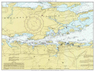 Alexandria Bay 1993 St Lawrence River Nautical Chart Reprint Custom Great Lakes